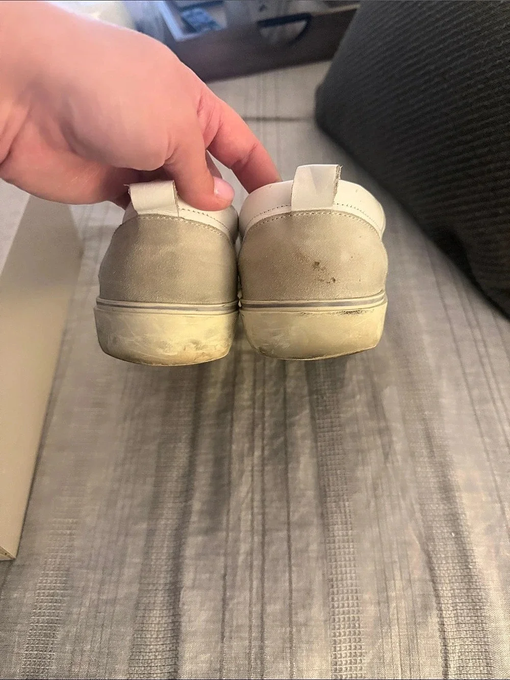 Golden Goose Hanami Slip-On Sneakers White & Silver EU 39